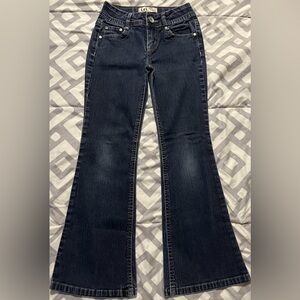 LEI Dark Blue Flare Girl's Jeans Size 8 Slim